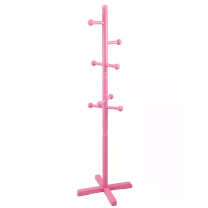 8-Hook Kid'S Coat Rack in Pink