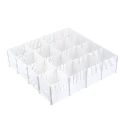 5Pcs Adjustable Drawer Divider DIY Storage Shelves Household Free Combination Partition Board Makeup Sock Underwear Organizer