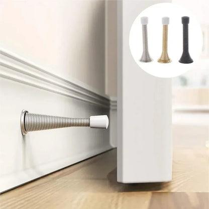 Hot Sale 1Pc Spring Door Stopper Door Stop Wall Decorative Doors Stopper Protect Doors & Wall Household